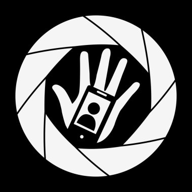 Fotoğraf makinesi obtüratör arka plan