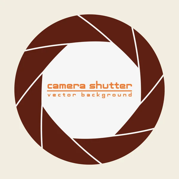 Camera sluiter achtergrond — Stockvector