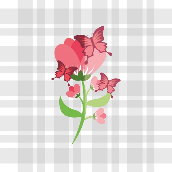 Beau design de fleur — Image vectorielle