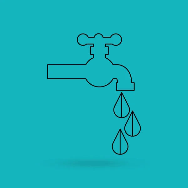 Αποθηκεύσετε τη σχεδίαση νερό — Διανυσματικό Αρχείο