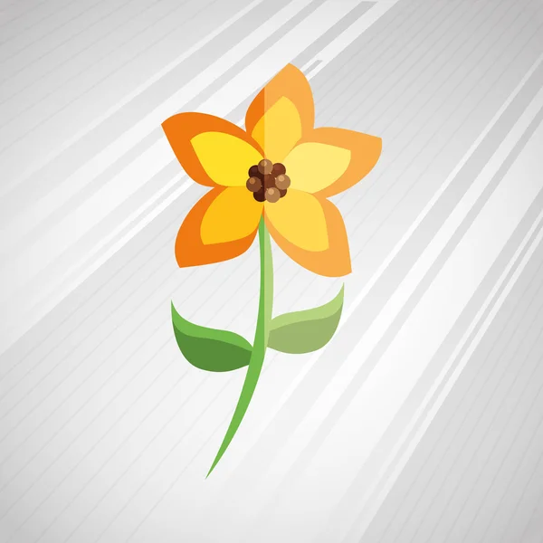 Hermoso diseño de flores — Vector de stock