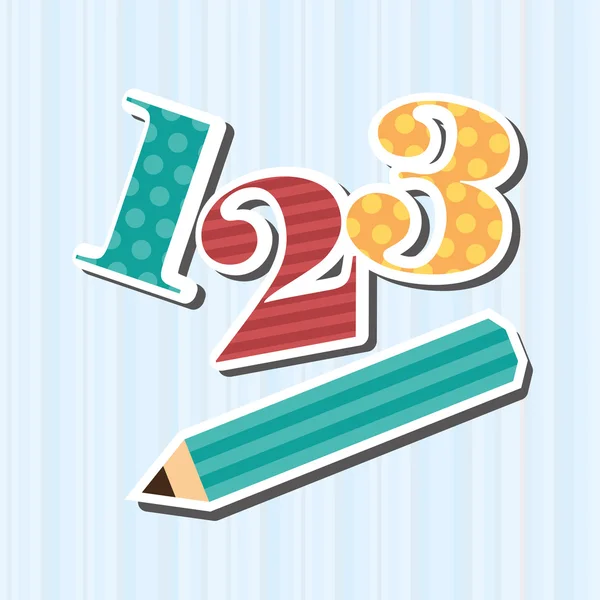 School pictogram ontwerp — Stockvector