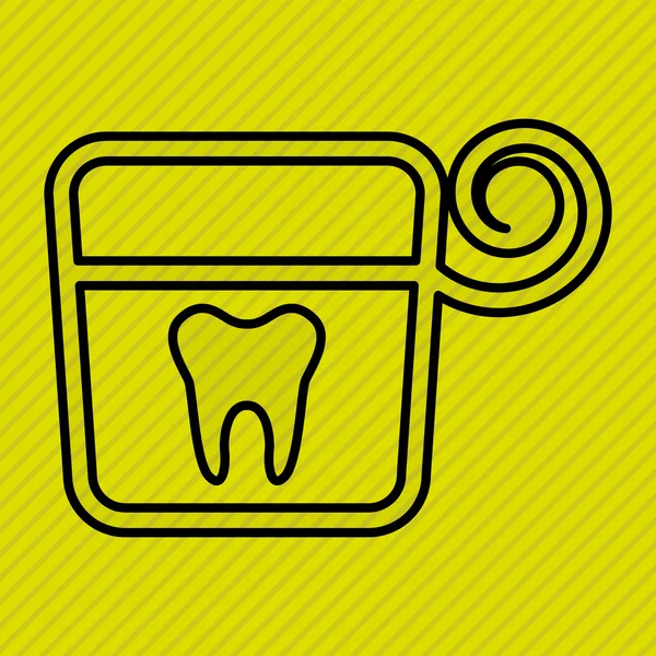 Zahnpflege-Design — Stockvektor