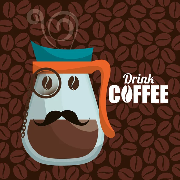 Leckeres Kaffeedesign — Stockvektor
