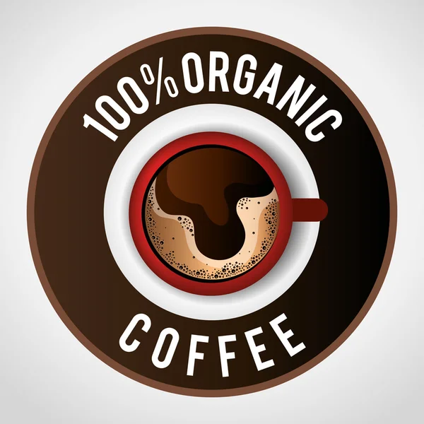 Delicioso diseño de café — Vector de stock