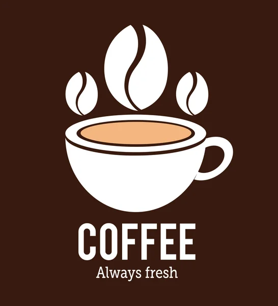 Lahodné kávy design — Stockový vektor