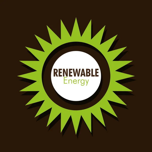 Разработка возобновляемых источников энергии — стоковый вектор
