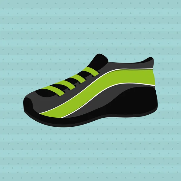 Tennis shoes icon design — Stock Vector