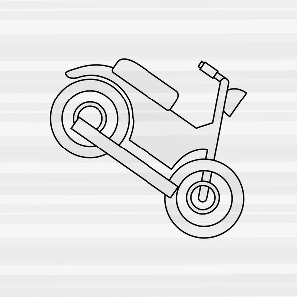 Diseño icono de la motocicleta — Archivo Imágenes Vectoriales