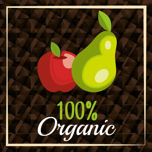 Diseño de alimentos saludables — Vector de stock