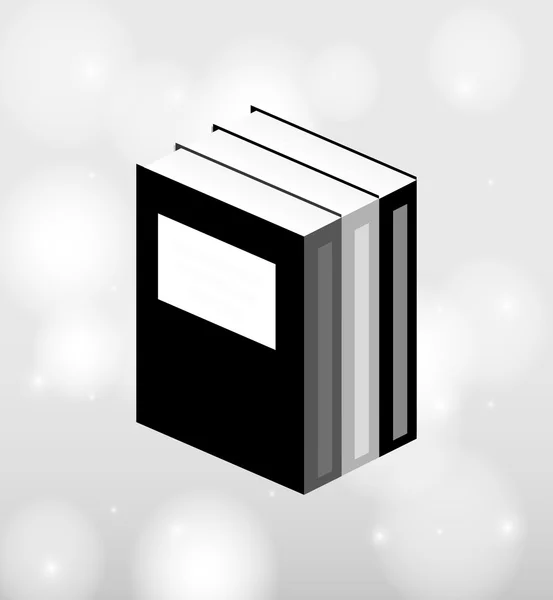 Книга icon дизайн — стоковий вектор