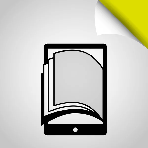 E-book download design — Stock Vector