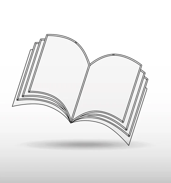 Książka informatyka icon — Wektor stockowy