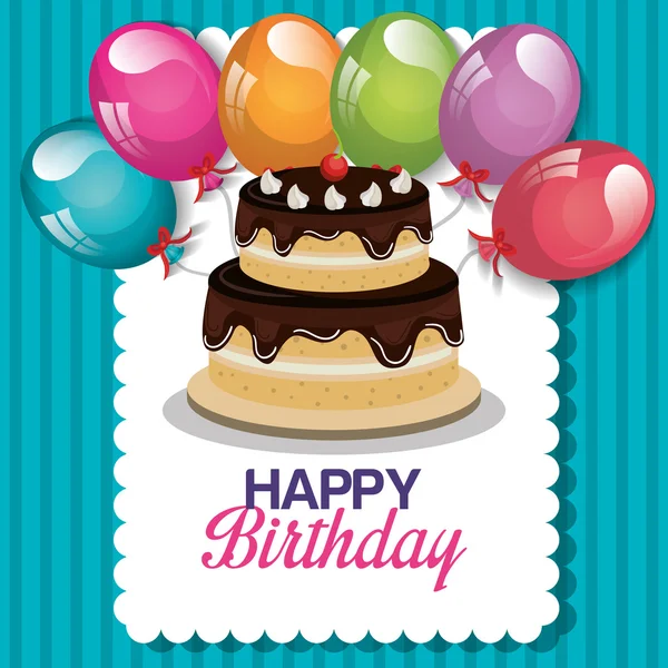 Happy birthday design — Stock Vector