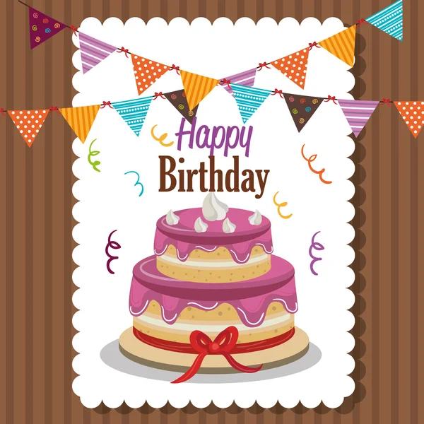 Happy birthday design — Stock Vector