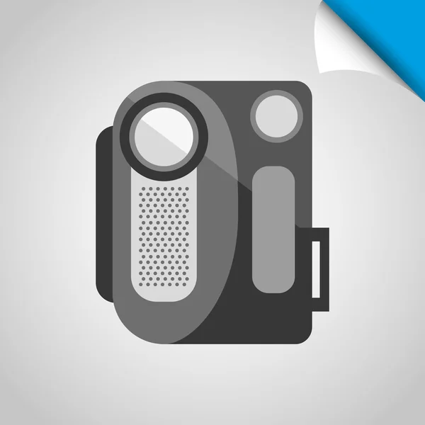 Kamery ikony designu — Stockový vektor