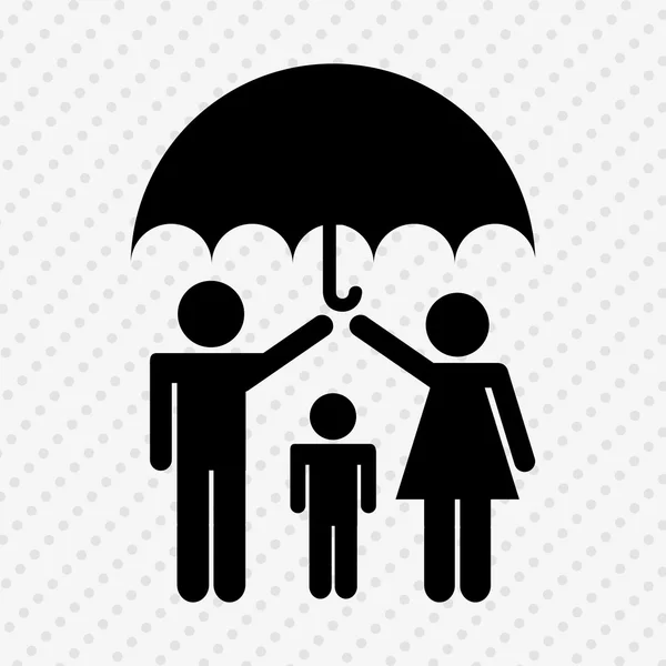 Familieleden ontwerp — Stockvector