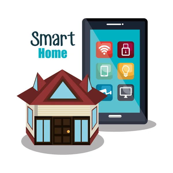 Smart Home Design — Stockvektor