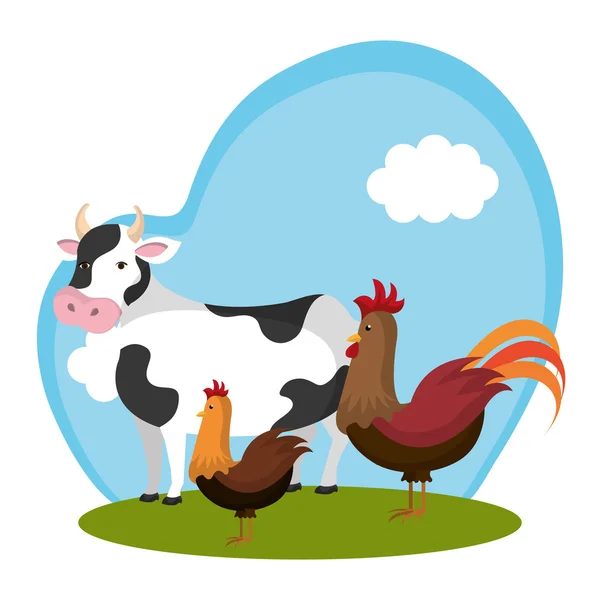 Diseño fresco de granja — Vector de stock