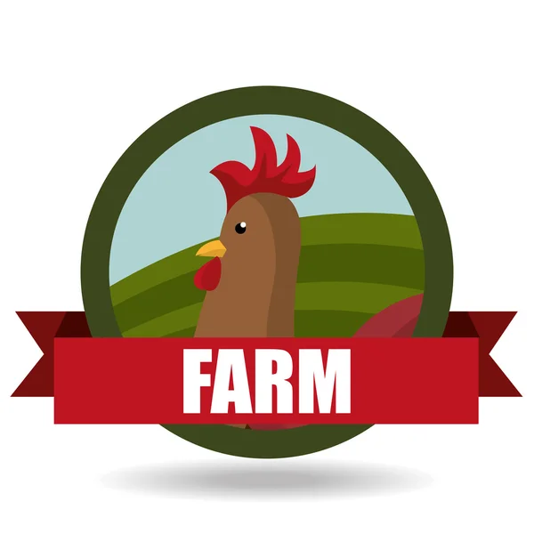 Farm fresh design — Stock Vector