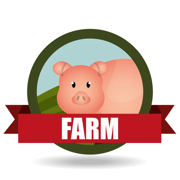 Farm fresh design — Stock Vector