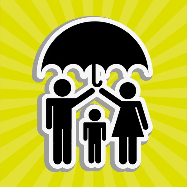 Family members design — Stock Vector