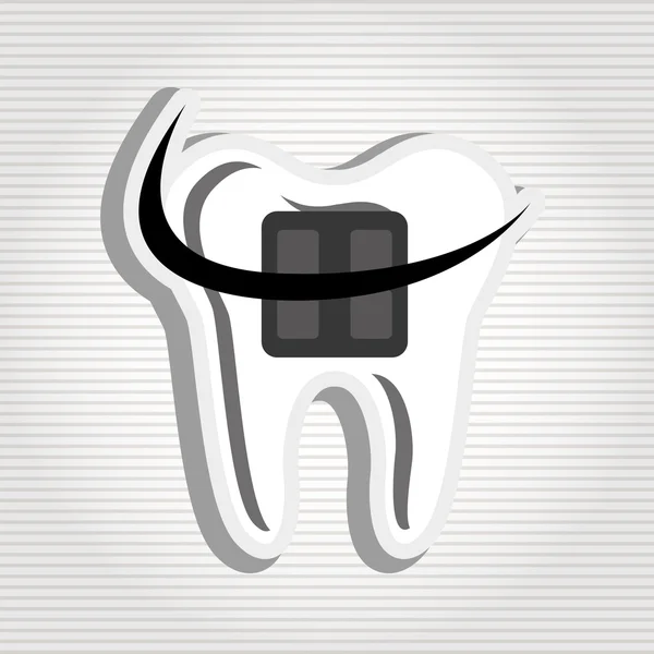 Design de ícone de cuidados dentários —  Vetores de Stock