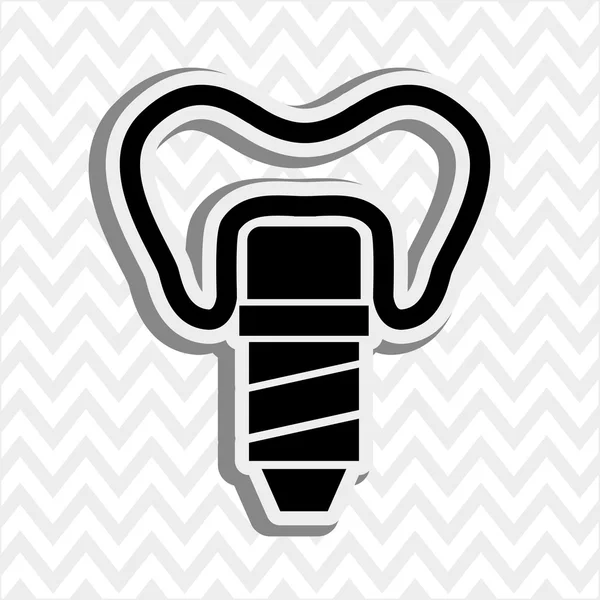 Dental care icon design — Stock Vector
