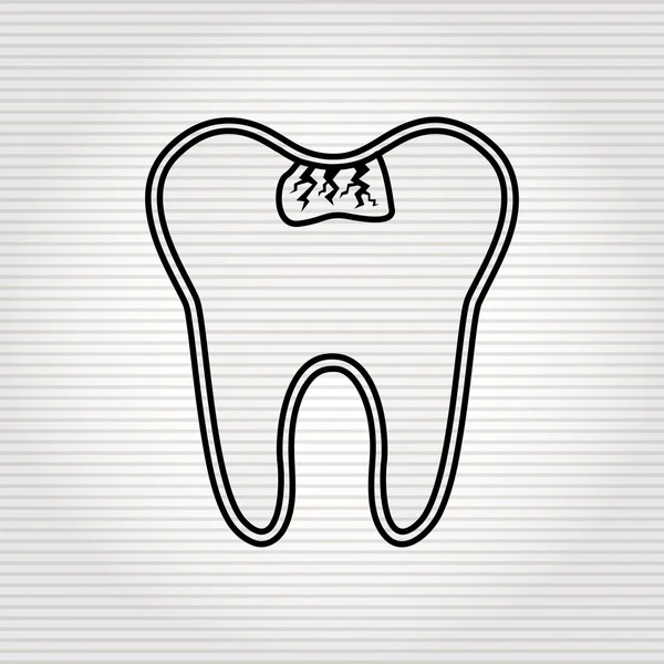 歯科医療のアイコン デザイン — ストックベクタ