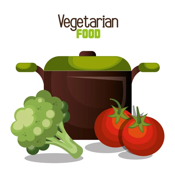Дизайн меню вегетарианской кухни — стоковый вектор