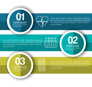 tıbbi infographics tasarım