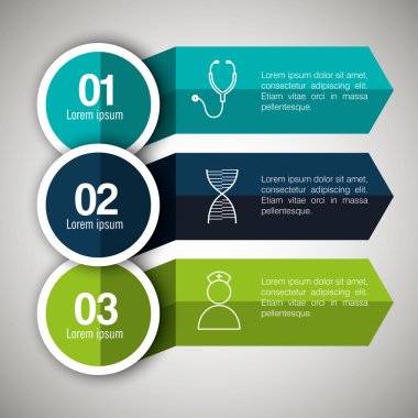 tıbbi infographics tasarım