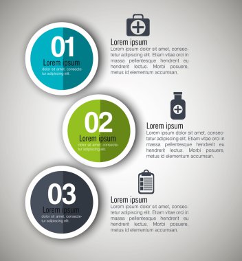 tıbbi infographics tasarım