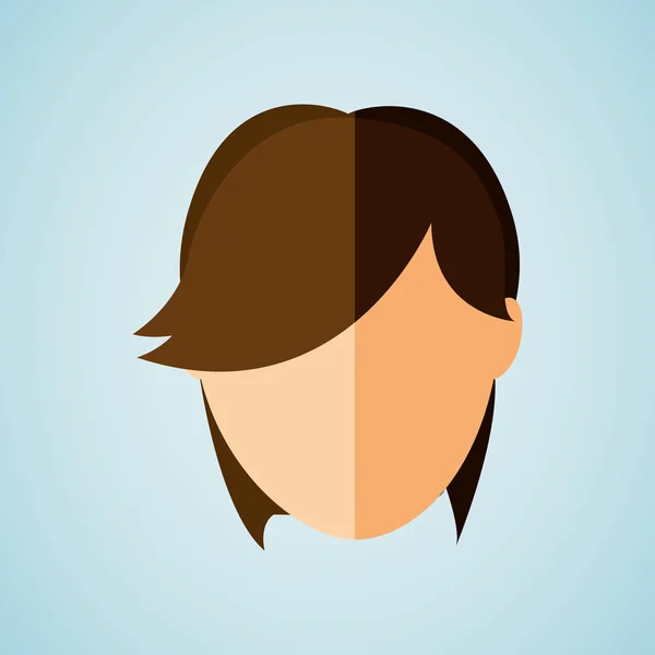 Diseño de persona avatar — Vector de stock