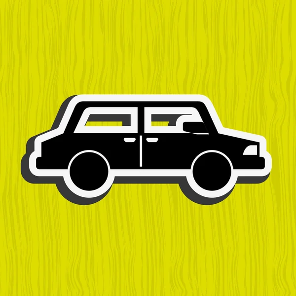 Diseño de icono de coche — Vector de stock