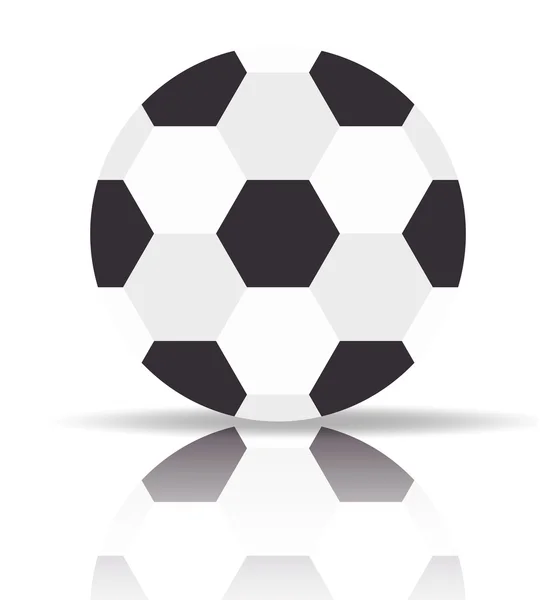 Conception de ballon de football — Image vectorielle