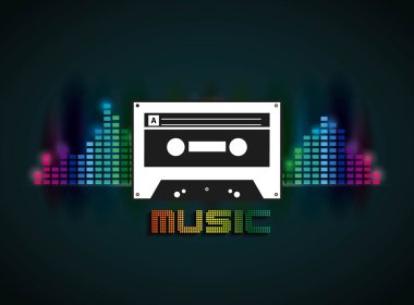 Kaset simgesi tasarım 