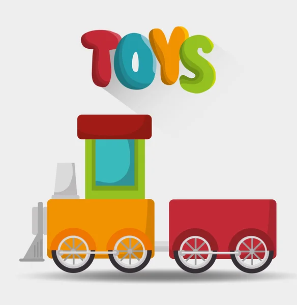 Lindo diseño de juguetes — Vector de stock