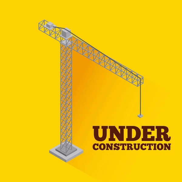 En construcción diseño — Vector de stock