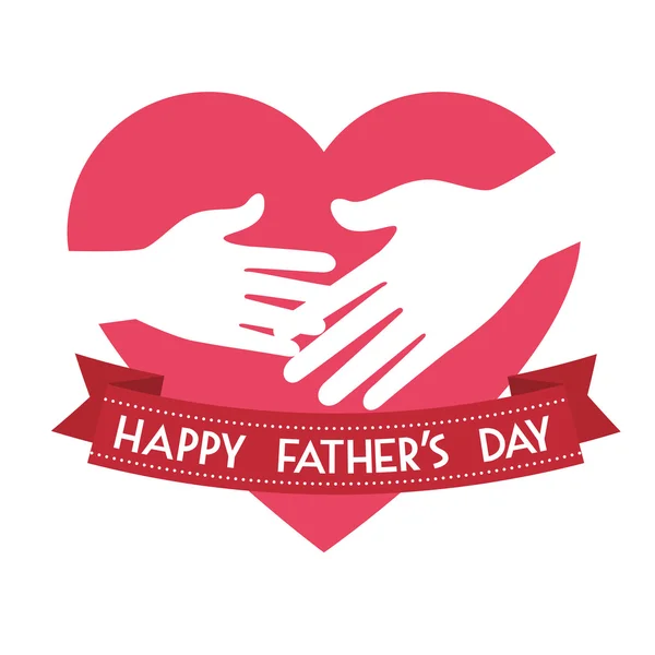 Fathers day design — Stock Vector