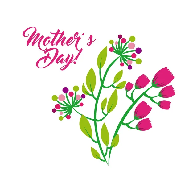 Happy mothers day card — Stock Vector