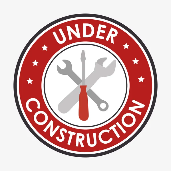 Under construction design — Stock Vector