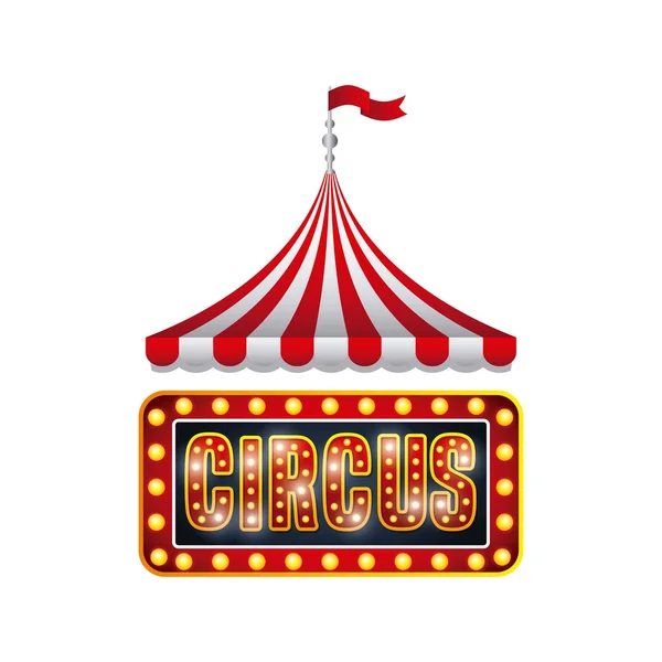 Circus show design — Stock Vector