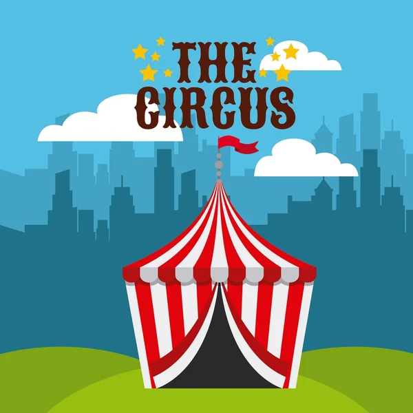 Circus Toon ontwerp — Stockvector