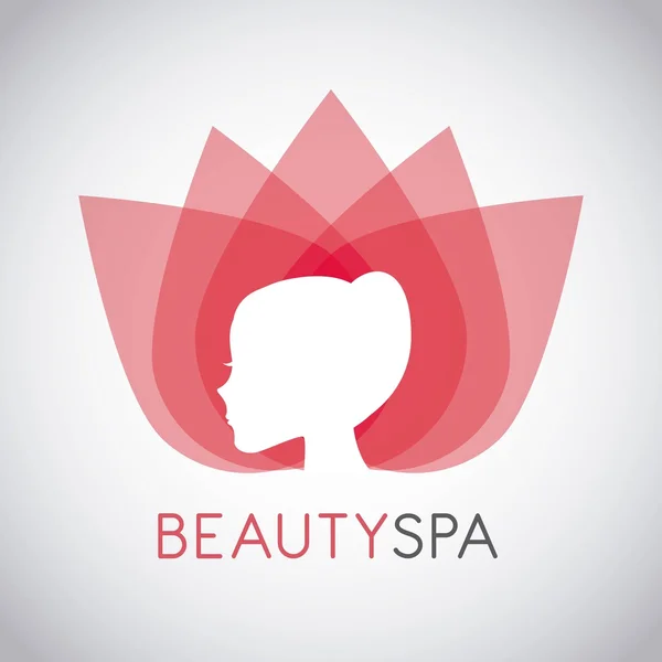 Beauty spa design — Stock Vector
