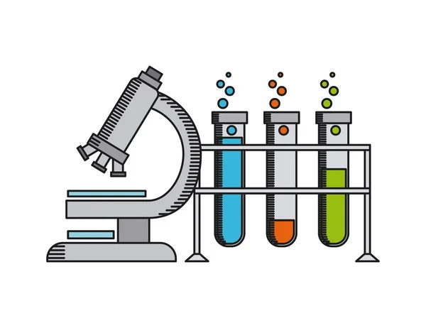 Design del laboratorio scientifico — Vettoriale Stock