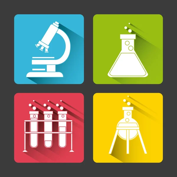 Science lab ontwerp — Stockvector