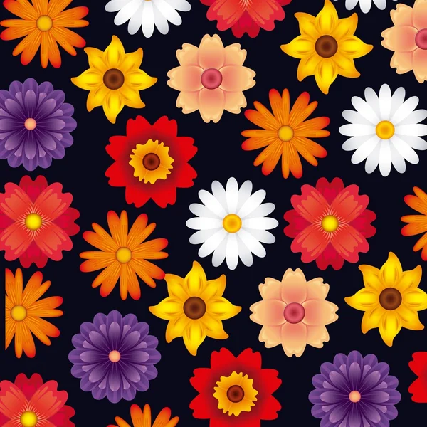 Çiçek dekorasyon — Stok Vektör