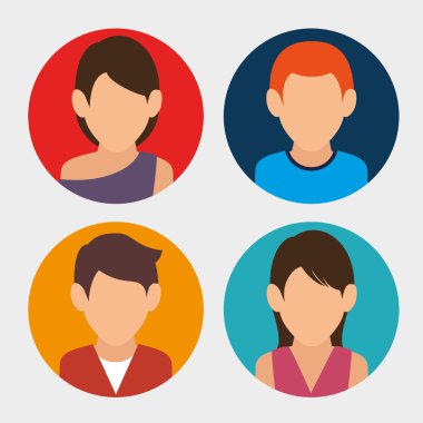 avatarları insanların tasarım