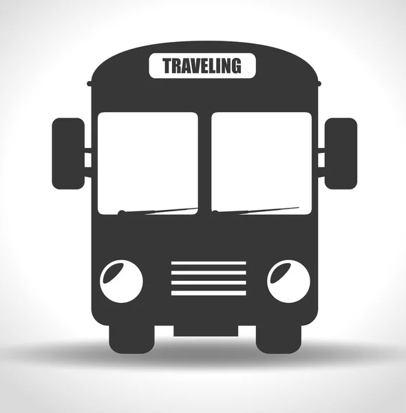 Autobusové dopravy designu — Stockový vektor